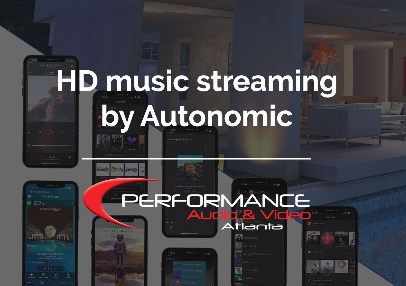 Autonomic music streaming devices - Performance AV - Marietta and Atlanta, GA